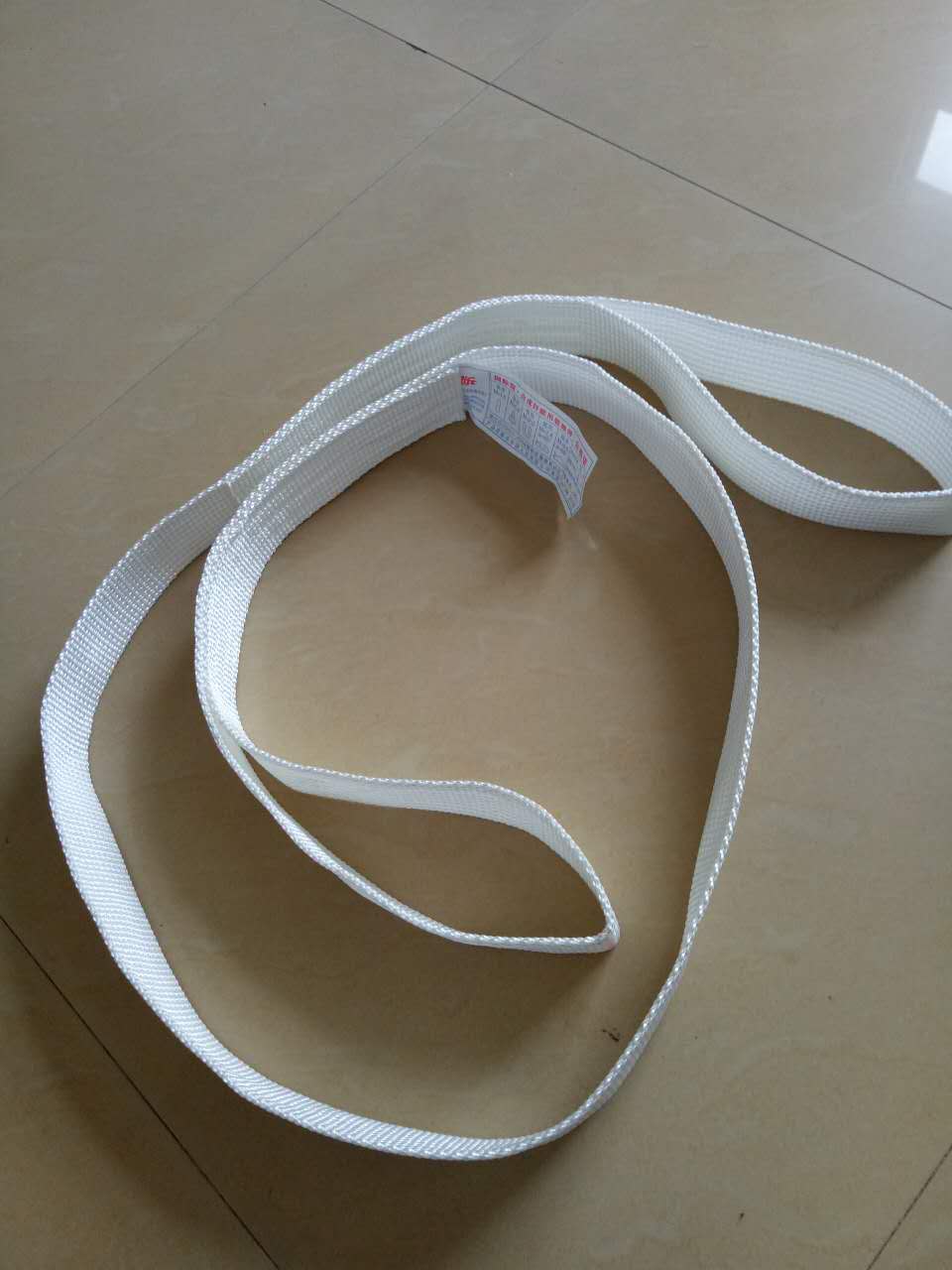 甘肃双扣白色吊装带