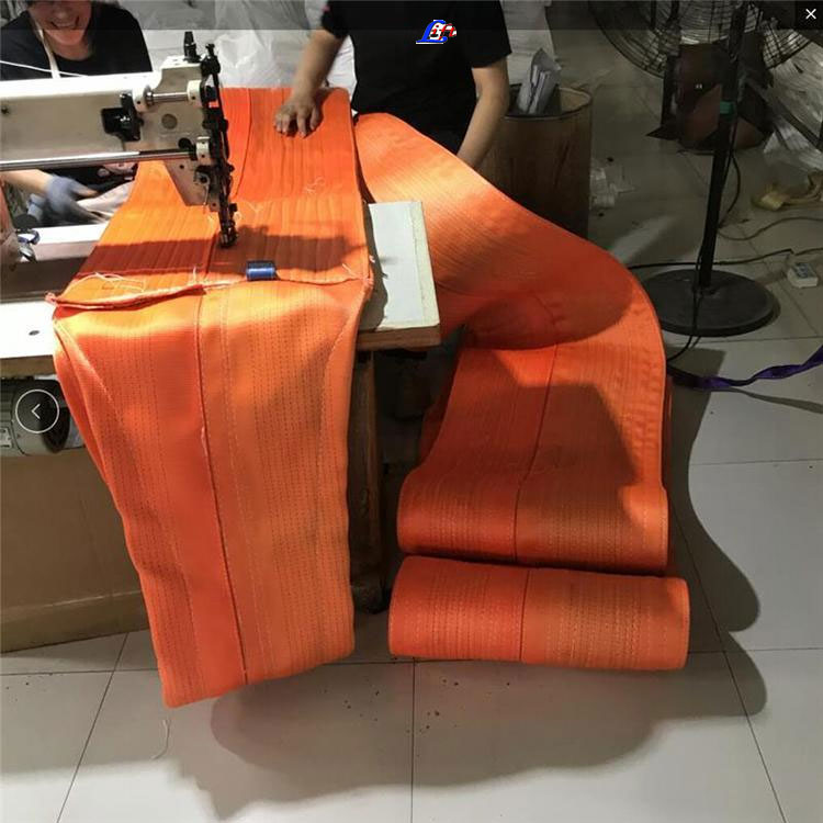 大渡口大吨位扁平吊带_超宽扁平吊带_50吨 40吨 30吨扁型吊带