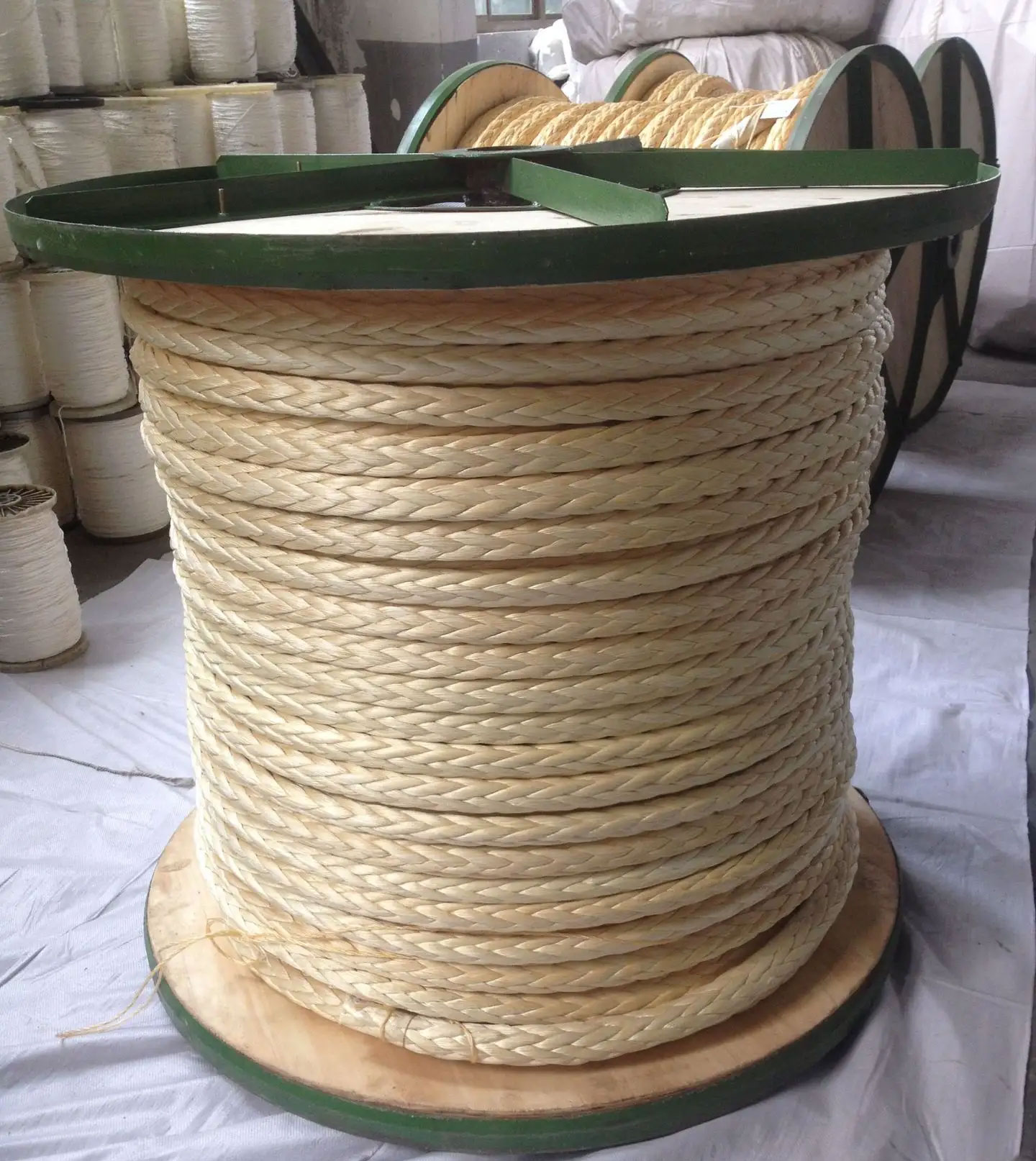 甘肃耐磨的超高分子量聚乙烯矿用井绳