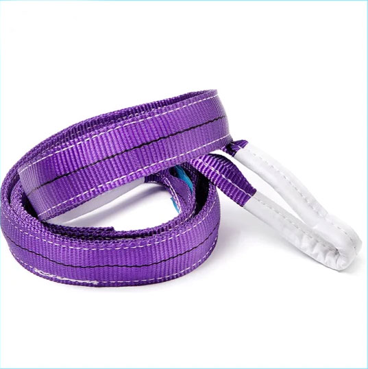 甘肃1吨紫色扁平双眼吊装带